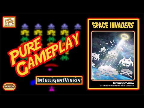 Super Pro Space Invaders by Intelligentvision - Intellivision Homebrew - Papa Petes Pure Gameplay