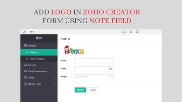 (In hindi) How to add logo in zoho creator form using CSS & Note field || Zoho Creator || OutOfStudy