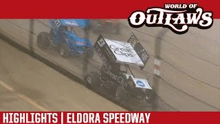 World of Outlaws Craftsman Sprint Cars Eldora Speedway Highlights