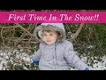 First Time Out In The Snow - Snow In Wales!