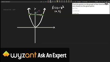 Finding the shortest distance to the points on a curve