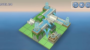 Mix - Level 24 | Flow Water Fountain 3D Puzzle | Walkthrough, Gameplay, No Commentary