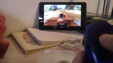 Nexus 7 connected to Logitech USB gamepad