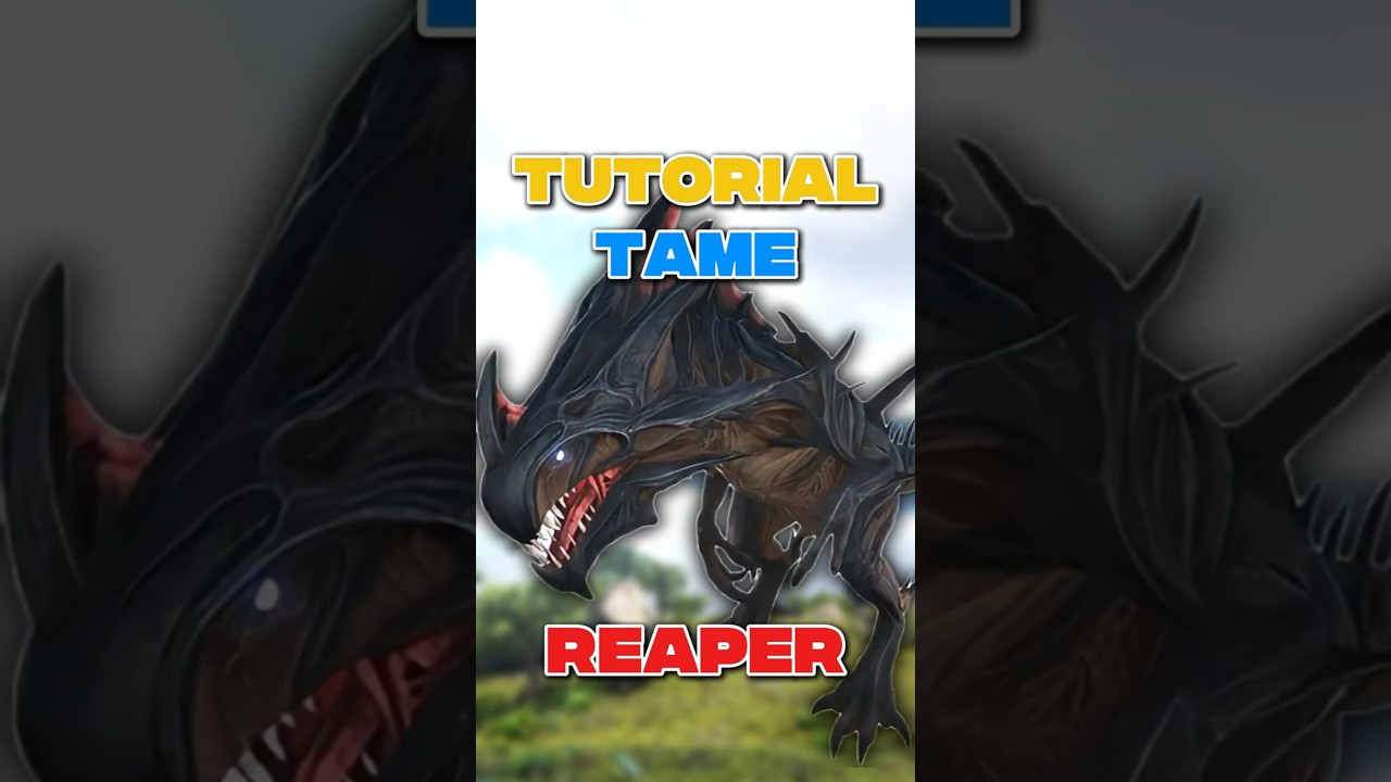 Tutorial Tame Reaper Dalam 1 Menit! Serem Banget! 👑 #arkindonesia #arksurvivalevolved #ark #reaper