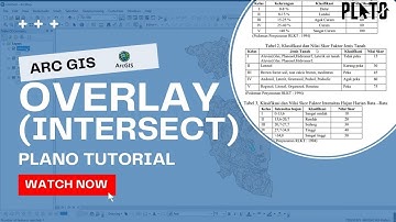 Tutorial Arcgis | Cara Overlay dengan Tool Intersect di Arcgis | Terbaru 2021
