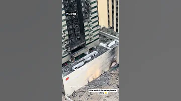Dubai Marina Fire Aftermath At Tiger Tower 