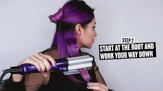 Bed Head Wave Artist Ceramic Deep Hair Waver For Beachy Waves, Purple Buy To Desceiption