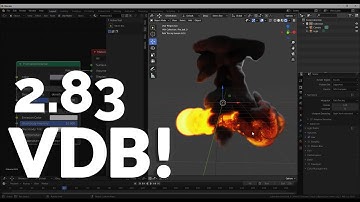 BLENDER 2.83 - VDB (NEW OBJECT) SHADING & RENDERING!
