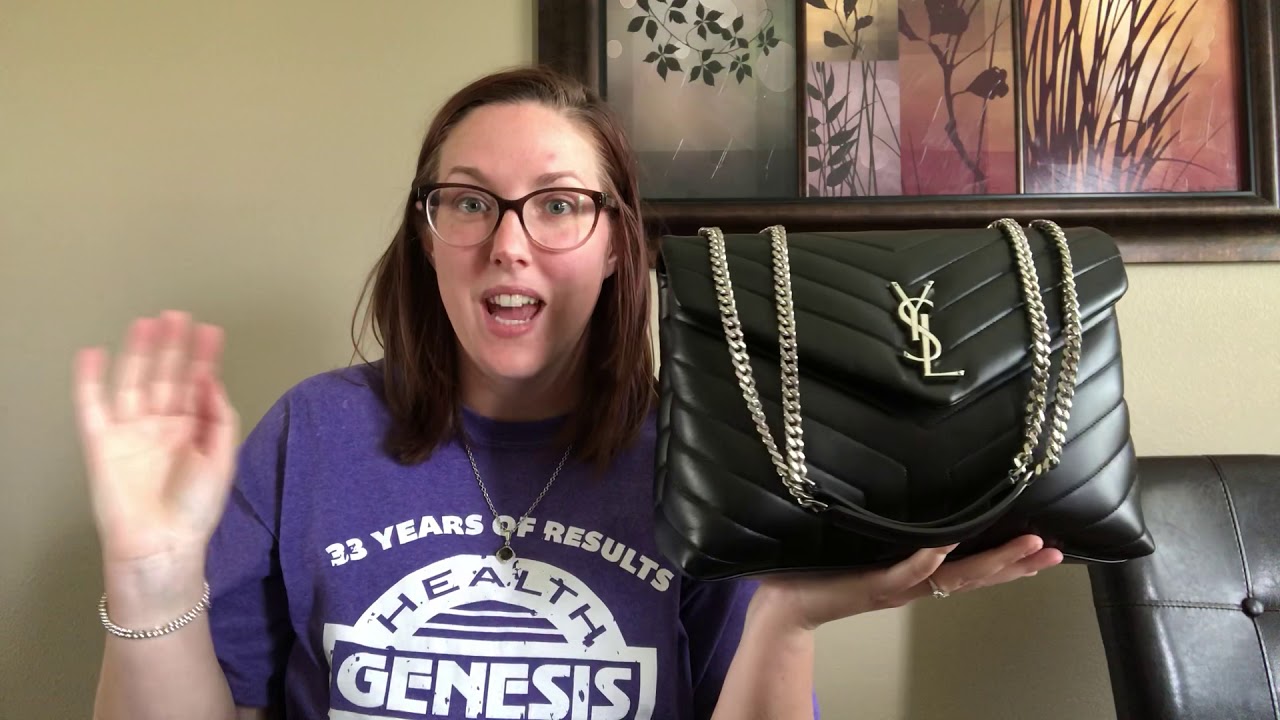 Ysl medium loulou bag! - YouTube