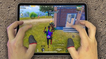 iPad Pro M2 (120fps) PUBG HANDCAM 🔥 Smooth+120FPS ❤️ Pubg Test/ Gameplay/ Sensitivity + Control 🔥