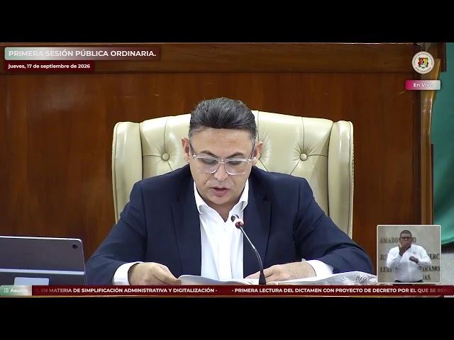 🌐 SESIÓN PÚBLICA - Jueves, 17 de septiembre de 2026