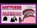 Fakemon of Inktober (WEEK 2)- New Slowpoke form AND Legendary.