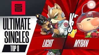 Light Vs Myran - Top 8 Ultimate Singles - Genesis 8 Fox Vs Olimar