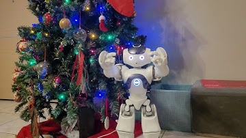NAO robot Christmas song in Greek language #NAO #robot #Christmas #Greek