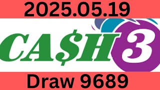 Cash 3 Results Draw 9689 Monday, 19.05.2025 Australia Lottery Live