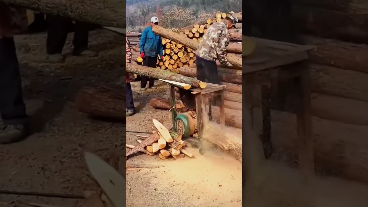 Efficient diagonal sawing techniques for logs
