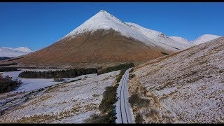 Winter Scenery - Tyndrum - Scotland - Cinematic Drone Footage - Mavic 2 Pro