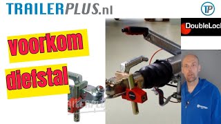 DISSELSLOT DOUBLELOCK , OVERDEKSLOT AANHANGWAGEN, SCM GOEDGEKEURD SLOT CARAVAN