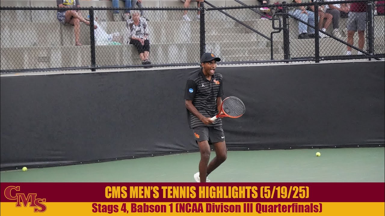 CMS Men's Tennis Highlights vs. Babson (NCAA Quarterfinals)