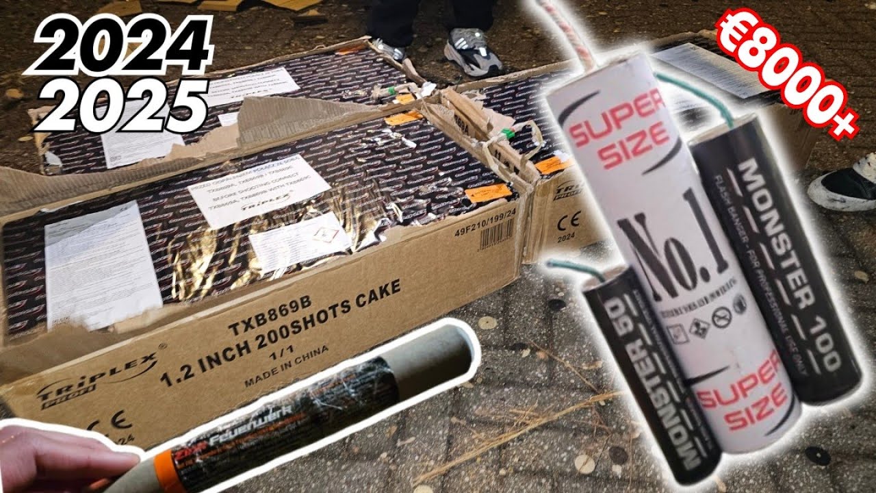 VUURWERK COMPILATIE 2024 - 2025 | OUD EN NIEUW!