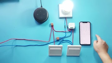 Tuya Wifi Smart Light Switch Module Supports 2 Way Control, App Remot