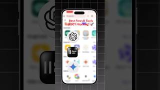 Best Free AI Tools (100% Working) 🚀 #freeaitools #shorts