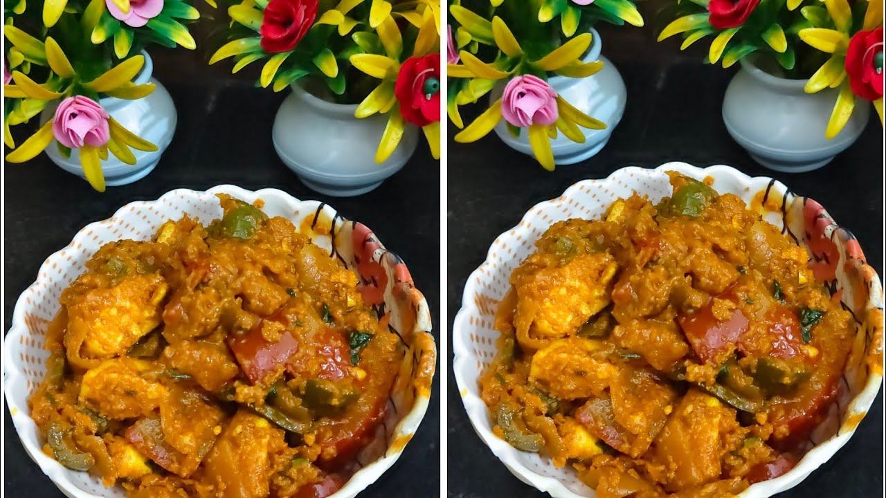 Restaurant style Paneer Tikka Masala Recipe at home !