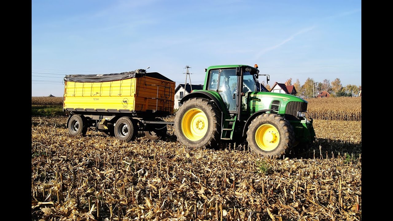 Kukurydza 2015 2xJohn Deere i BIZON BS 110 [Małopolska]