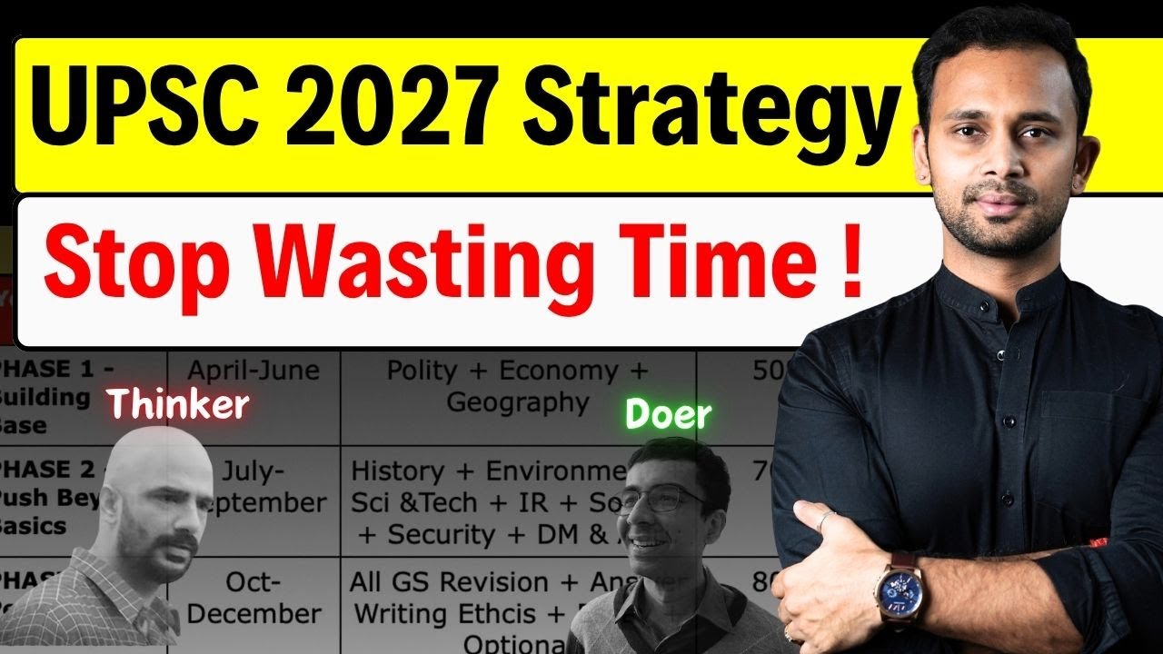 UPSC 2027 Strategy For IAS Aspirants | 18 Months Smart Study Plan UPSC ...