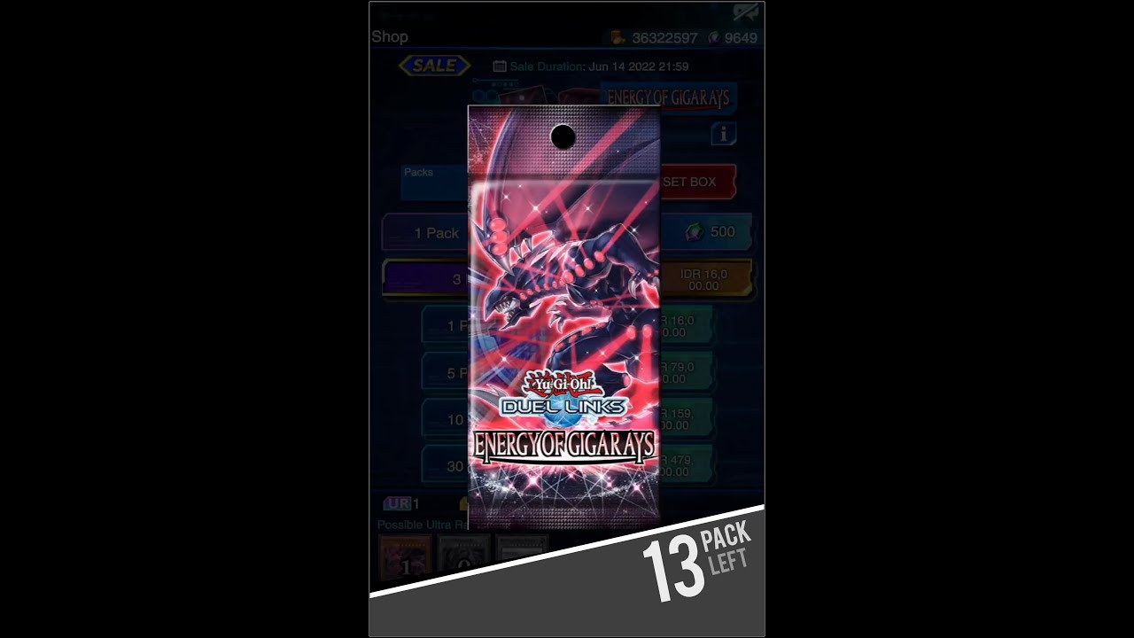 Yugioh Duel Links - I have to open 100 pack to get THIS UR Card