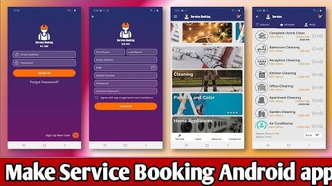 Make Service Booking App || Create Online Service App || UrbanClap Clone App Source code download