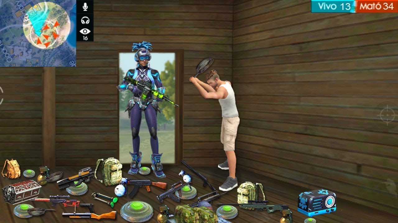 COMO TROLLEAR A UN NOOB! 😂 *epico* MOMENTOS GRACIOSOS FREE FIRE camera iphone 8 plus apk
