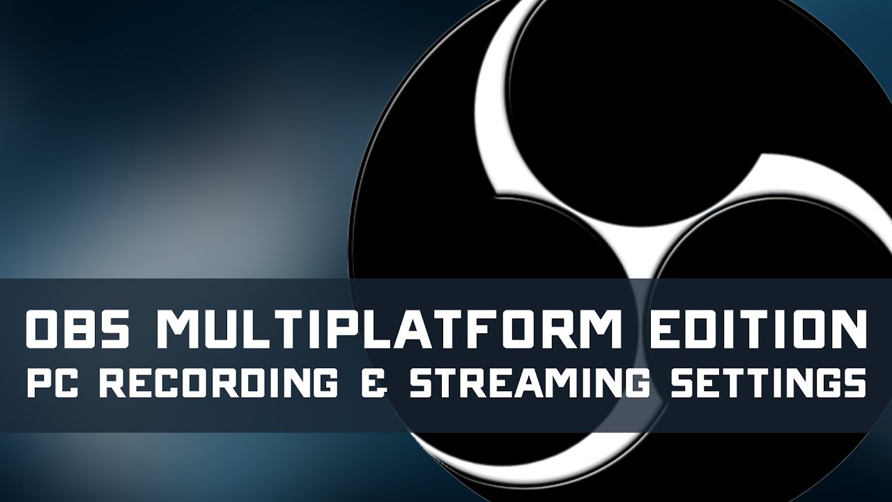 set up obs for recording set up obs for recording