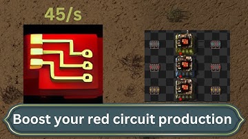 Factorio: how to produce red circuit/advanced circuits