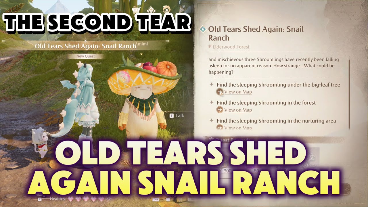 Old Tears Shed Again Snail Ranch | The Second Tear | Infinity Nikki ...