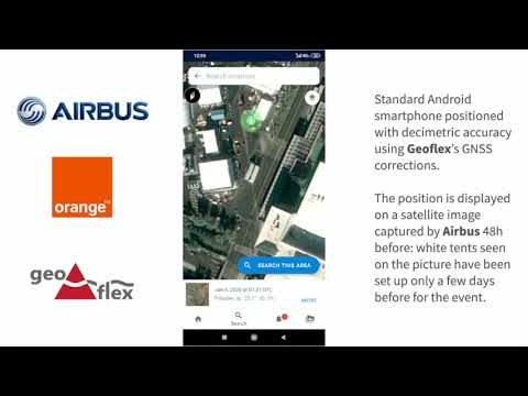 Geo Intelligence Demo Airbus - Orange - Geoflex - CES 2020 - video from Geoflex