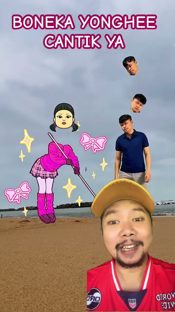BONEKA YONGHEE PAKE BAJU PINK!!!?? #funny #cartoon #shortsfeed #shorts