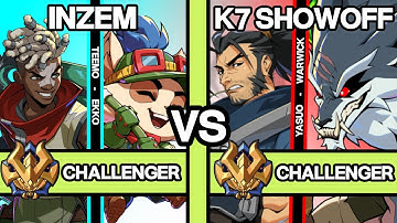 2XKO ▰ INZEM (Teemo-Ekko) vs K7 SHOWOFF (Yasuo-Warwick) ▰ 2XKO Pro Replays