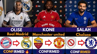 🚨LATEST CONFIRMED TRANSFER NEWS AND RUMOURS TRANSFER NEWS SUMMER 2026| ✅️ Salah 🔥, Kone 🤪 , Olise ✅️