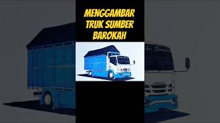 Menggambar Truk Isuzu Giga NMR-71 #menggambartruk #trukoleng #isuzugiga #shorts