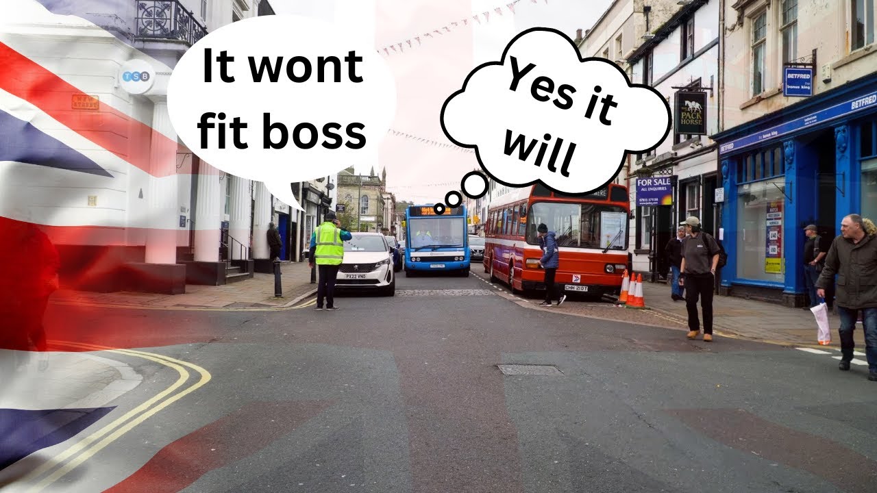 Buses in Action: Whitehaven including Buses Get Stuck in Whitehaven #busspottinguk
