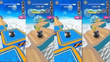 Going Balls - Gameplay Level Race 281 -282 ( Normal & Reverse)