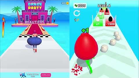 Twerk Race 3D🆚Build A Queen New Games Max Levels Walkthrough Gameplay HT1V