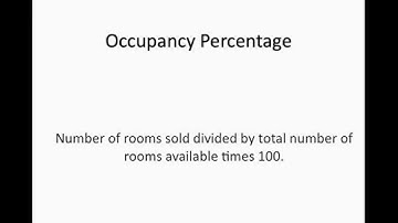 How to Calculate Hotel Occupancy Percentage