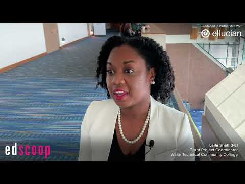 Ellucian Live 2019: Wake Tech's Laila Shahid-El (Pt. 1) - video from EdScoop