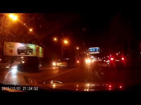 Car Traffic in Tbilisi - საგზაო შემთხვევა და კანონმორჩილი ტაქსის მძღოლი