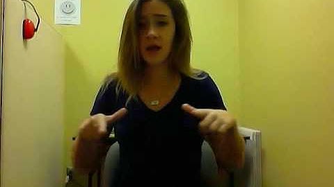 Rachel Morris ASL Lesson 2 Video Assignment