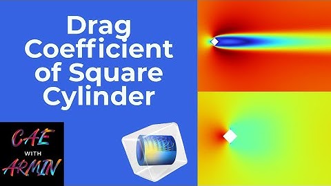 💨📐 COMSOL Tutorial: Drag Coefficient of a Square Cylinder 🧊