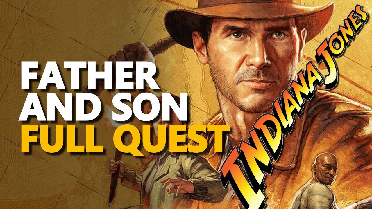 Father and Son Indiana Jones and the Great Circle Game - YouTube