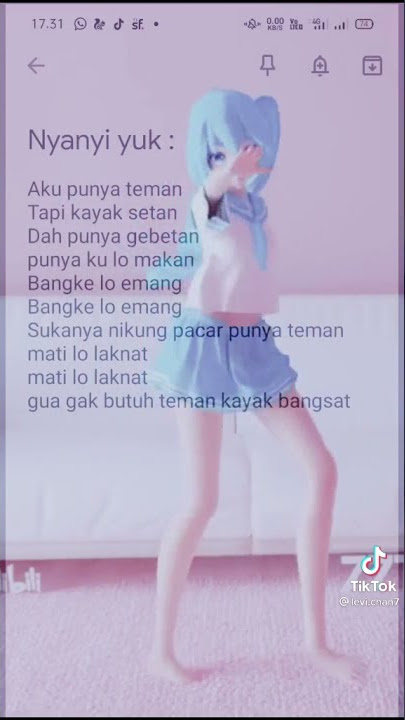 lagu aku punya teman tapi kaya setan
